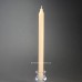 29cm Classic Column Rustic Dinner Candles - Peach